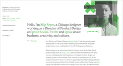 Desktop Screenshot of migreyes.com